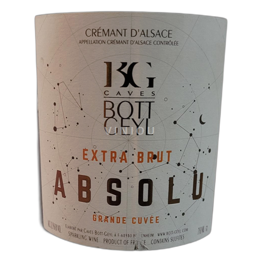 Alsace Crémant d'Alsace Domaine Bott-Geyl Absolu Không niên vụ