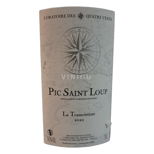 Languedoc Pic-Saint-Loup L'Oratoire des Quatre Vents La Tramontane 2020