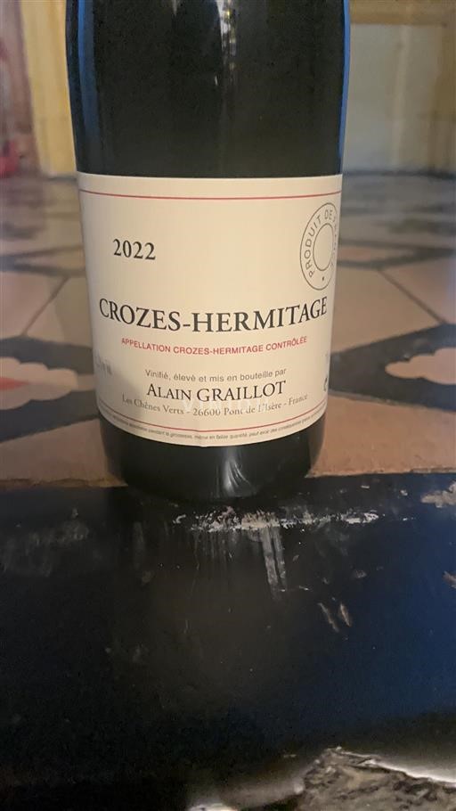 Thung lũng Rhône Crozes-hermitage Domaine Alain Graillot 2022