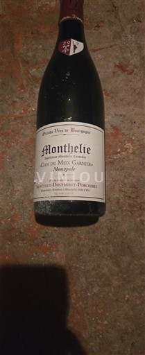 Burgundy Monthélie Domaine Douhairet-Porcheret Clos du Meix Garnier Monopole 2012