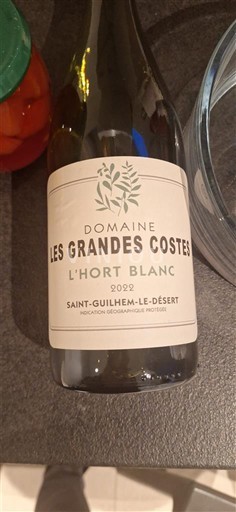 Linguadoca e Rossiglione Saint-Guilhem-le-Désert Domaine Les Grandes Costes L'Hort Blanc 2022