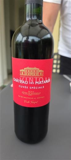 Bordeaux Blaye-Côtes-de-Bordeaux Château Des Matards Spéciale Non-Vintage