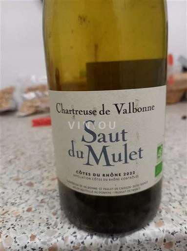 Rhône Valley Côtes-du-Rhône Chartreuse de Valbonne Saut du Mulet 2022