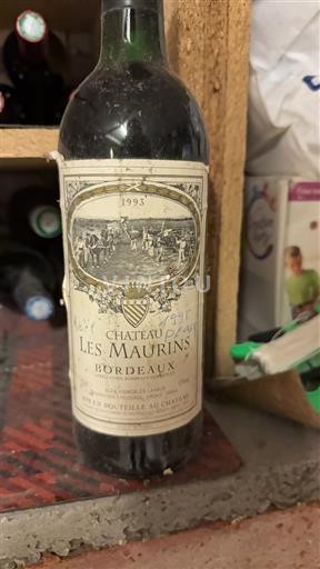 Bordeaux Château Les Maurins 1993