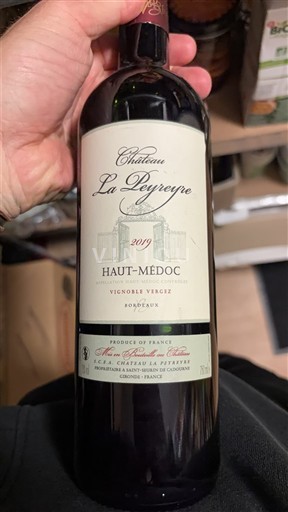 Bordeaux Haut-Médoc Château La Peyreyre 2019