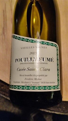 Loiren laakso Pouilly-fumé Frédéric Michot Sainte Clara 2023