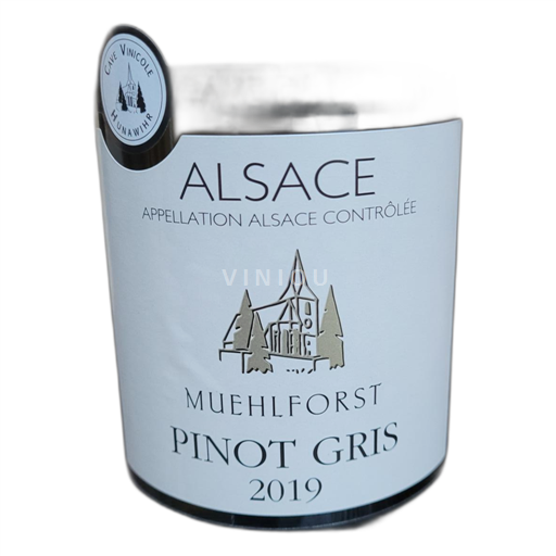 Alsace Pinot xám Cave de Hunawihr Muehlforst 2019