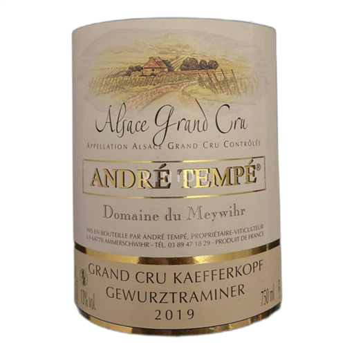 Elzas Alsace Grand Cru Domaine Meywihr 2019 2019