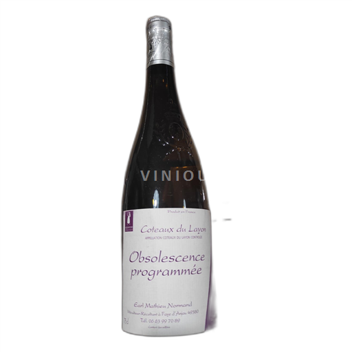 Valle del Loira Coteaux-du-Layon Earl Mathieu Normand Obsolescence programmée 2022