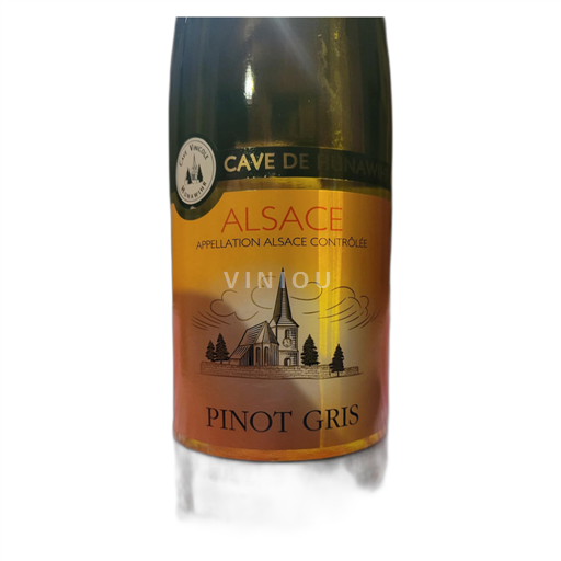 Alsace Pinot xám Cave de Hunawihr Vieilles Vignes 2021