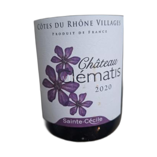 Thung lũng Rhône Côtes-du-rhône-villages Château Clématis Sainte-Cécile 2020