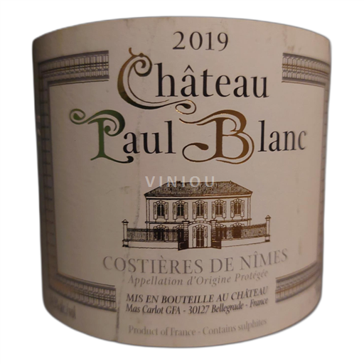 Vale do Ródano Costières de Nîmes Château Paul Blanc 2019