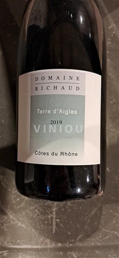 Valle del Rodano Côtes-du-Rhône Domaine Richaud Terres d'Aigle 2019