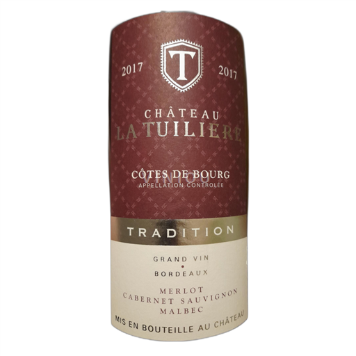 Burdeos Côtes-de-bourg Château LA TUILIERE 2017