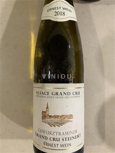 Alsace Gewurztraminer Grand Cru Ernest Wein Grand Cru Steinert 2018