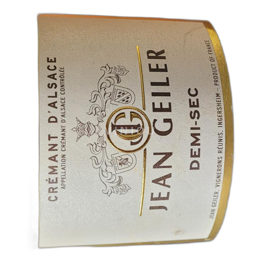 Alsace Crémant d'Alsace Jean Geiler Demi-Sec Không niên vụ