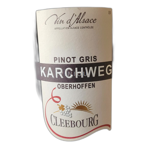 Alsace Pinot Grigio Cleebourg Karchweg 2022