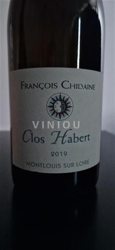 Dolina Loare Montlouis-sur-Loire François Chidaine Clos Habert 2019