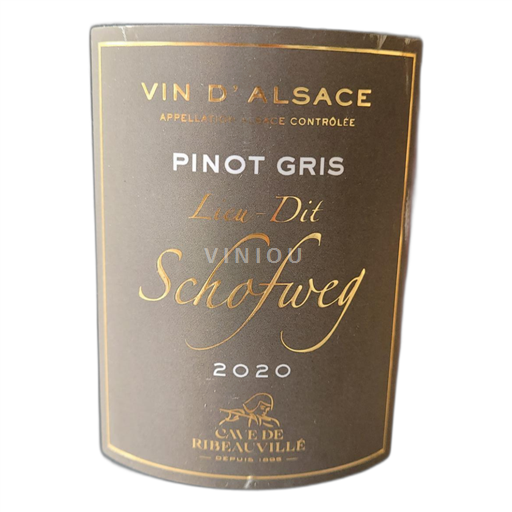 Elzas Pinot gris Cave de Ribeauvillé Lieu Dit Schofweg 2020