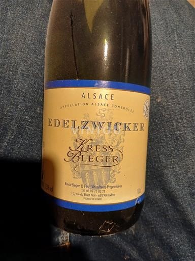 Alsacia Kress Bleger Edelzwicker 2023