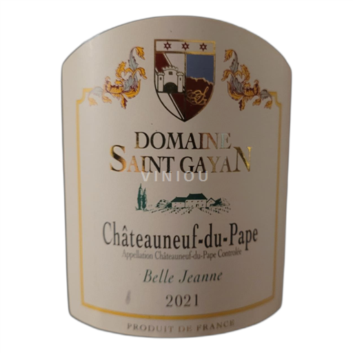 Údolí Rhôny Châteauneuf-du-Pape Domaine Saint Gayan Belle Jeanne 2021