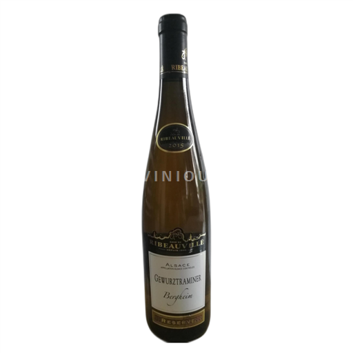 Alzacija Gewürztraminer Cave de Ribeauvillé 2015