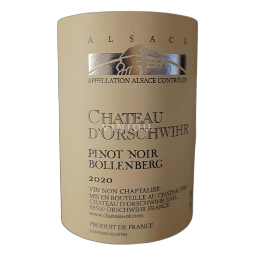 Alsace Pinot Noir Château Orschwihr Pinot Noir Bollenberg 2020