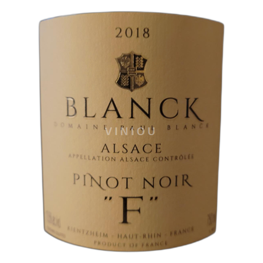 Alsace Pinot noir Domaine Paul Blanck F 2018