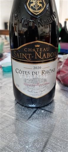 Rhône Valley Côtes-du-Rhône Domaine Saint-Nabor 2020