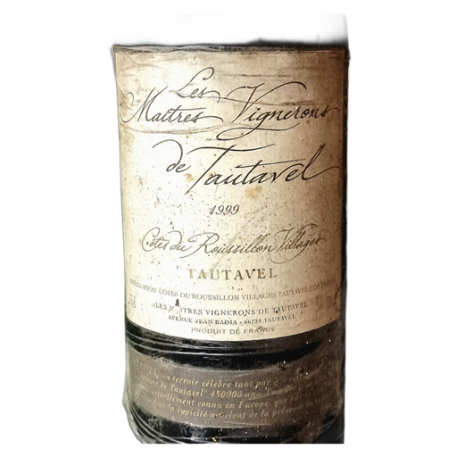 Roussillon Không được chỉ định Les Maîtres Vignerons de Tautavel Casier J 3 1999