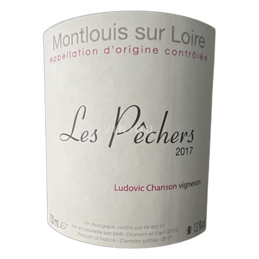 Loire Valley Montlouis-sur-Loire Les Pêchers 2017