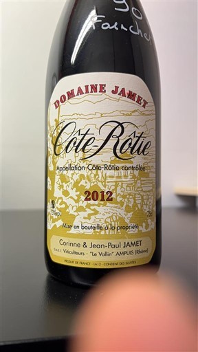 Thung lũng Rhône Côte-rôtie Domaine Jamet 2012