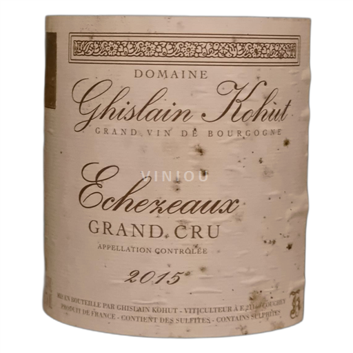 Bourgogne Échézeaux Ghislain Kohut 2015