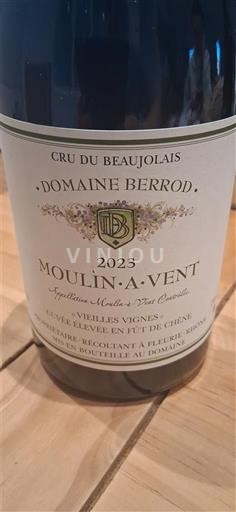 Beaujolais Moulin-à-vent Domaine Berrod Vieilles Vignes 2023