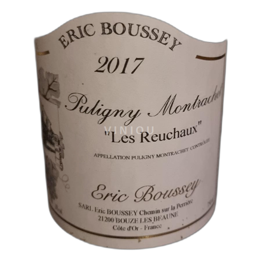 Bourgondië Puligny-Montrachet ERIC BOUSSEY Les Reuchaux 2017