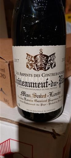 Рона долина Шатонеф-дю-Пап Mas Saint Louis Les arpents des contrebandiers 2017