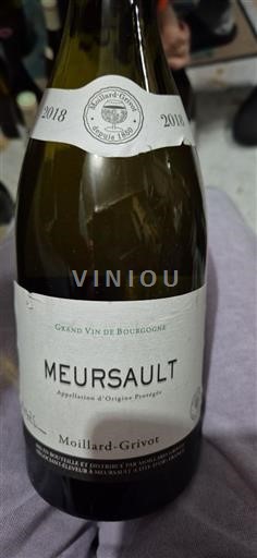 Borgoña Meursault Moillard-Grivot 2018