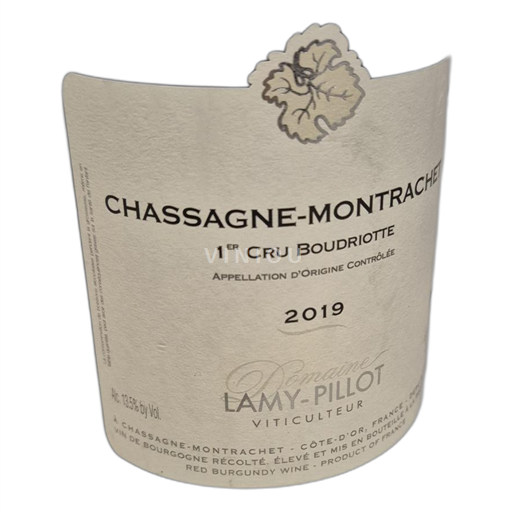 Bourgondië Chassagne-Montrachet Domaine Lamy-Pillot 1er cru Boudriotte 2019