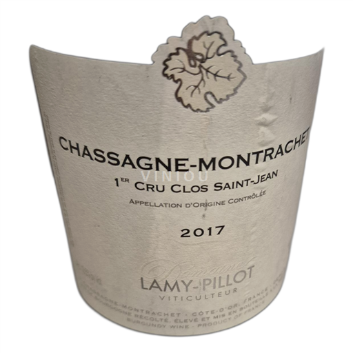 Borgonha Chassagne-Montrachet Lamy-Pillot 1er cru Clos Saint-Jean 2017