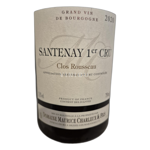 Burgundy Santenay Domaine Maurice Charleux & Fils 1er cru Clos Rousseau 2020