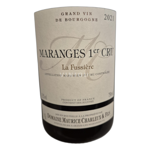 Burgundy Maranges Domaine Maurice Charleux & Fils 1er cru La Fussière 2021