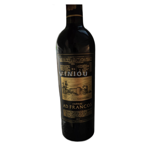 Bordeaux Không được chỉ định Château Ad Francos 2012