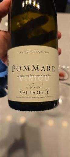 Bourgogne Pommard Christophe Vaudoisey 2021