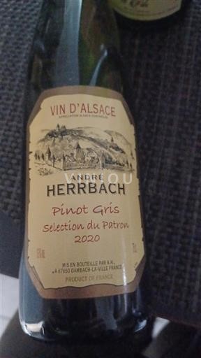 Alsacia André Herrbach Sélection du Patron 2020