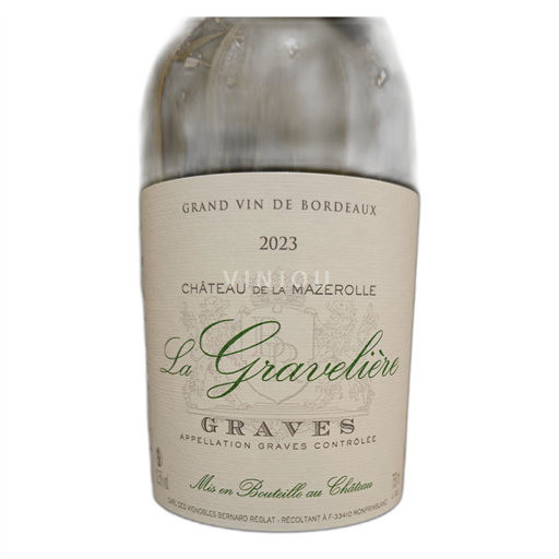 Bordeaux Graves Château La Mazerolle La Gravelière 2023