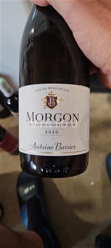 Beaujolais Morgon Antoine Barrier 2020