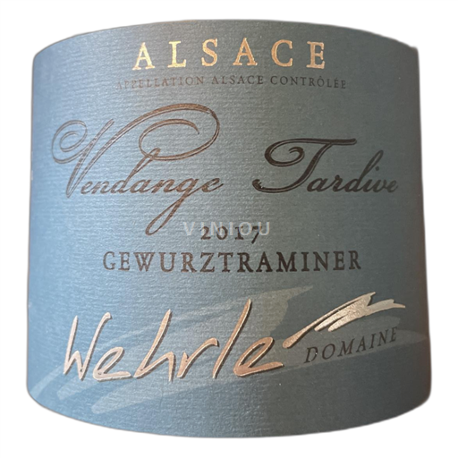 Alsace Gewurztraminer Wehrlé Vendange Tardive 2017