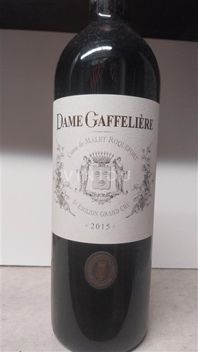 Bordeaux Saint-Émilion Grand Cru Dame Gaffelière 2015