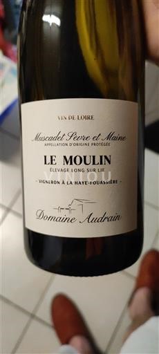 Loire-dalen Muscadet-Sèvre-et-Maine Domaine Audrain Le Moulin 2021