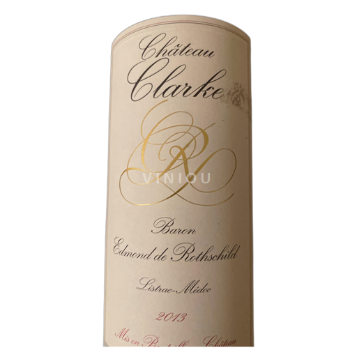 Bordeaux Listrac-Médoc Château Clarke Baron Edmond de Rothschild 2013